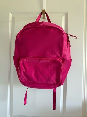 hot pink lululemon backpack New Crew 22L Logo Deco Lemon Beirut Side Water Bottle Pockets lululemon athletica | Bags |